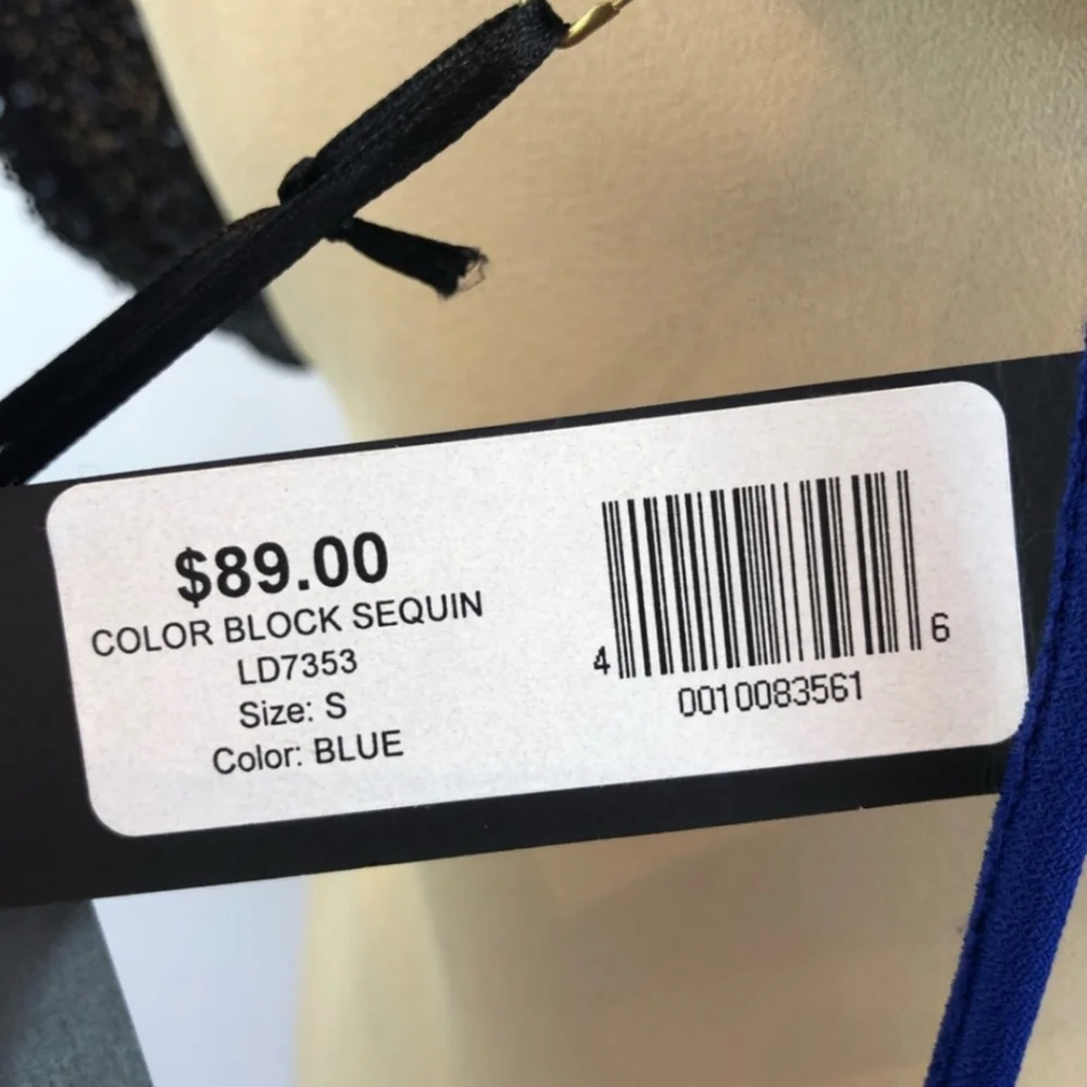 Sequin Color Block Shift Cocktail Party Dress - Elegant Unique